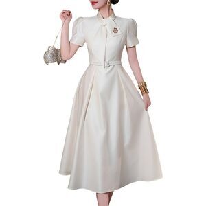 Vincent Womens  Midi Dress